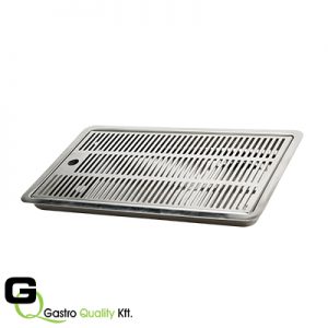 CSEPPTÁLCA (lefolyó csővel) - 426x241x22mm