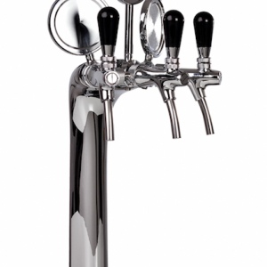 Lindr 3 tagos krómozott sörcsapoló torony