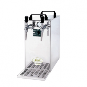 KONTAKT 40/K PROFI - SZÁRAZ HŰTÉSŰ, KÉTKÖRÖS MOBIL SÖRHŰTŐ BEÉPÍTETT LÉGKOMPRESSZORRAL